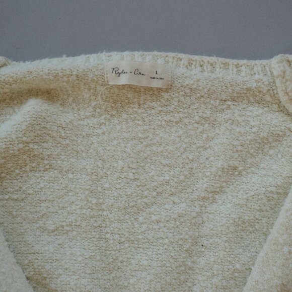 RYLEE + CRU STAR CARDIGAN IN CREAM AND BROWN - Picture 6 of 9
